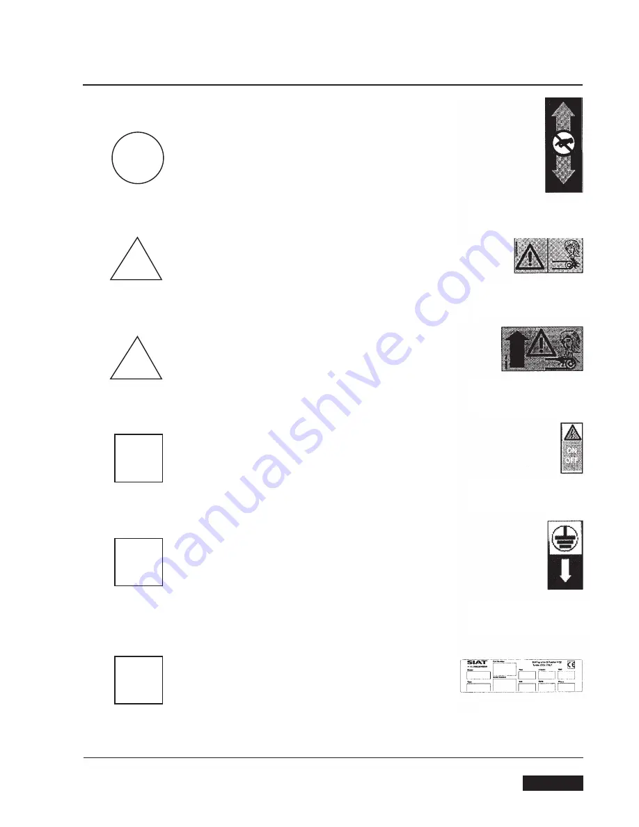 siat SR4-S Type A Instruction Manual And Spare Parts List Download Page 15