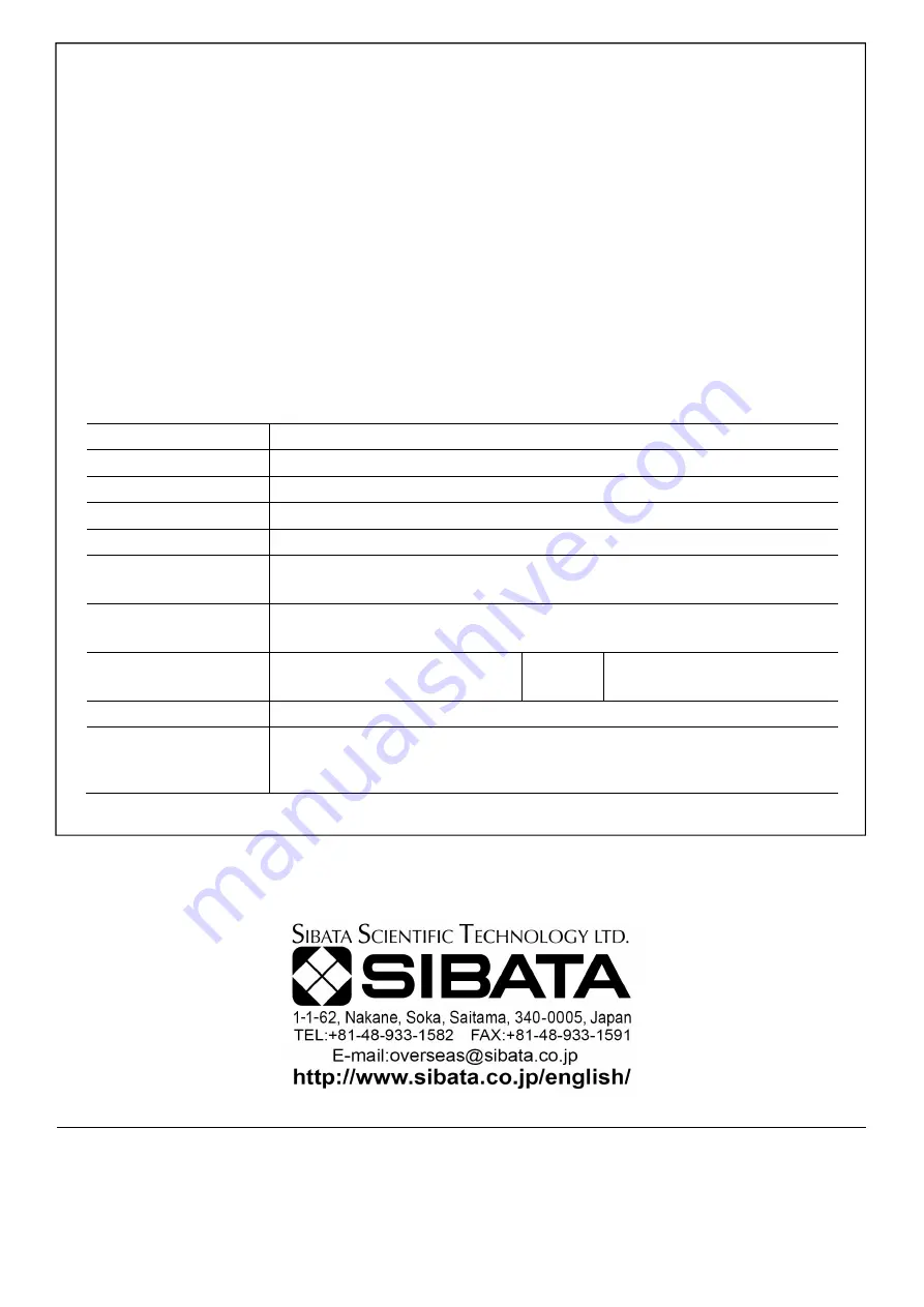 Sibata LI-30 Operation Manual Download Page 4