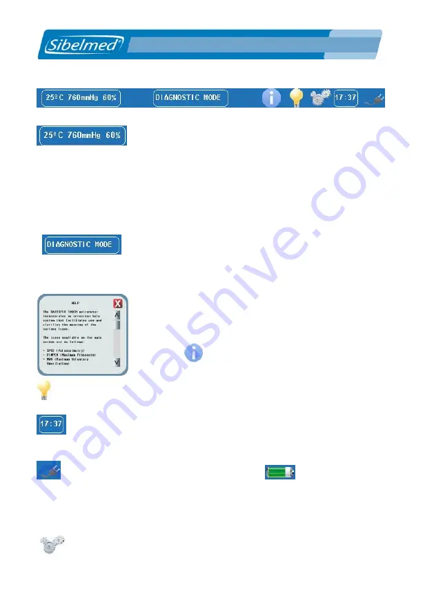 Sibelmed DATOSPIR TOUCH DIAGNOSTIC - D User Manual Download Page 23