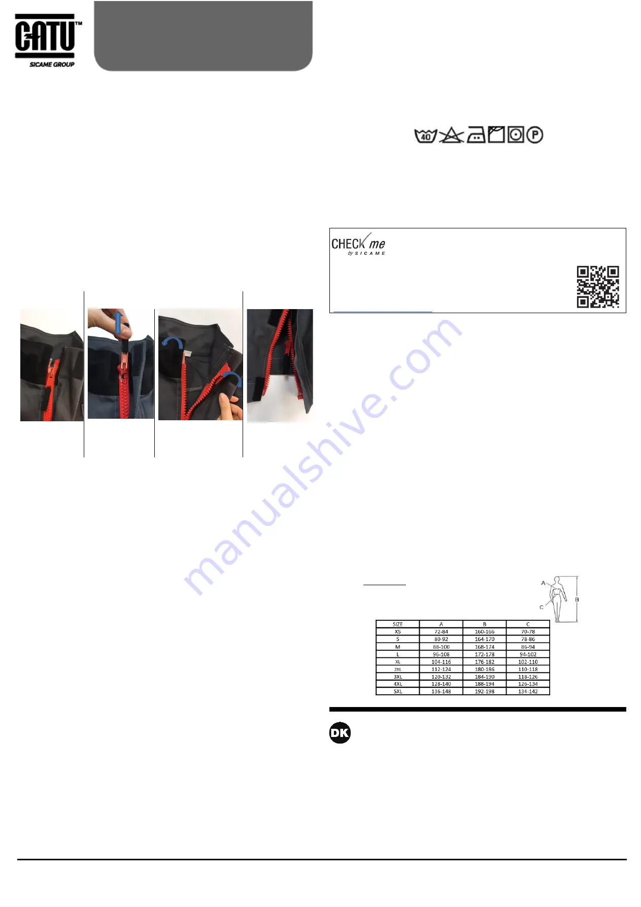 Sicame CATU AFG-1 Series Manual Download Page 16