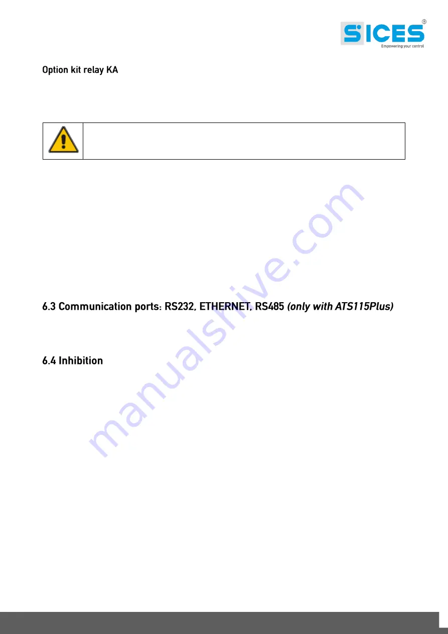 Sices ATS LOGICA Скачать руководство пользователя страница 33