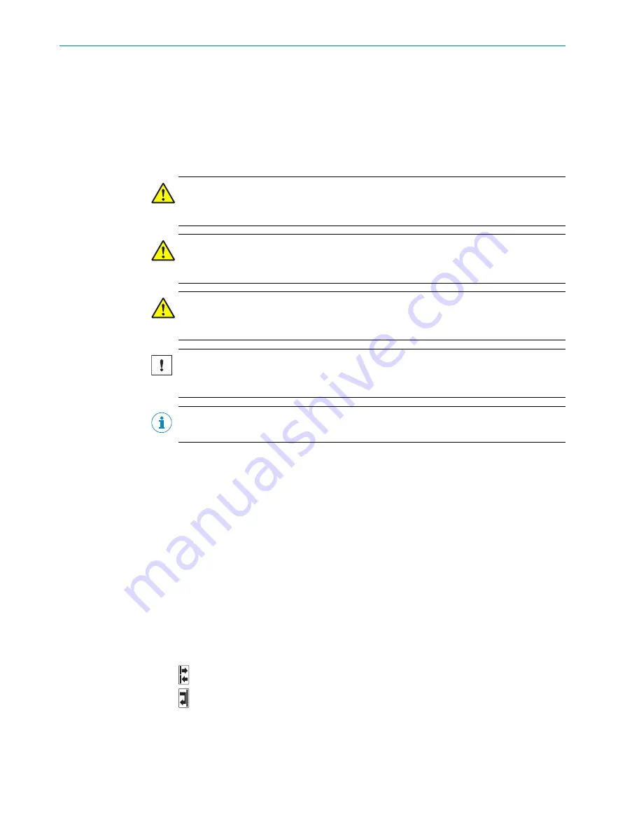 SICK deTem4 LT Muting A/P Operating Instructions Manual Download Page 7