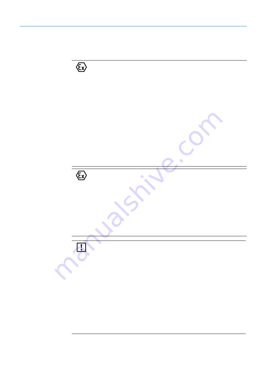 SICK DUSTHUNTER SP100 Ex-2K Operating Instructions Manual Download Page 32