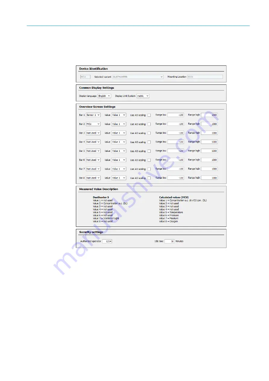 SICK DUSTHUNTER SP100 Ex-2K Скачать руководство пользователя страница 79