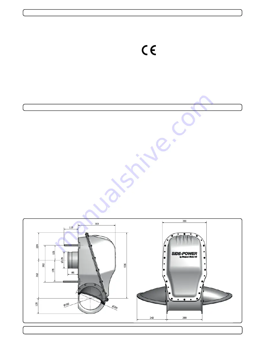 Side-Power SXP100/185T Installation And User Manual Download Page 2