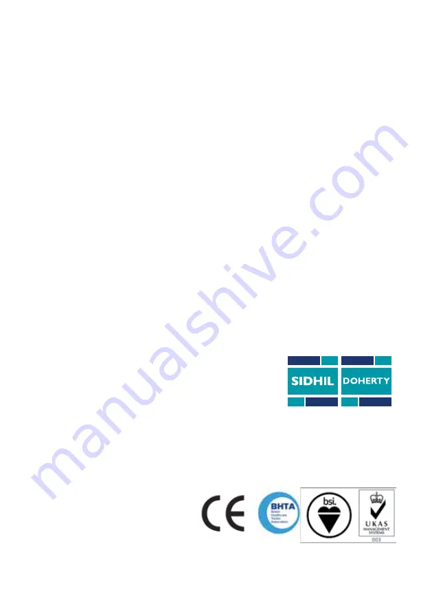 sidhil E-Med 1200 User Manual Download Page 48