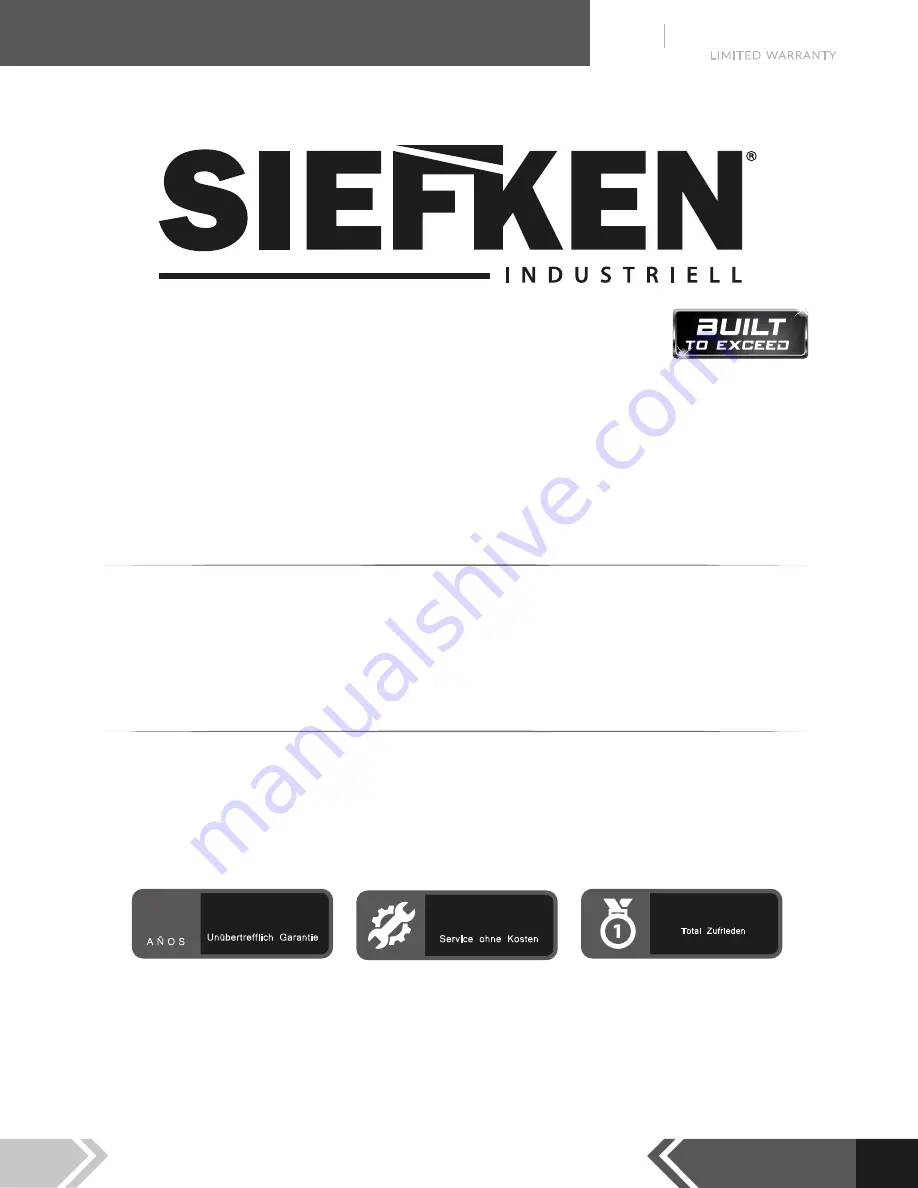 Siefken GD1020 Instructions For Use Manual Download Page 24