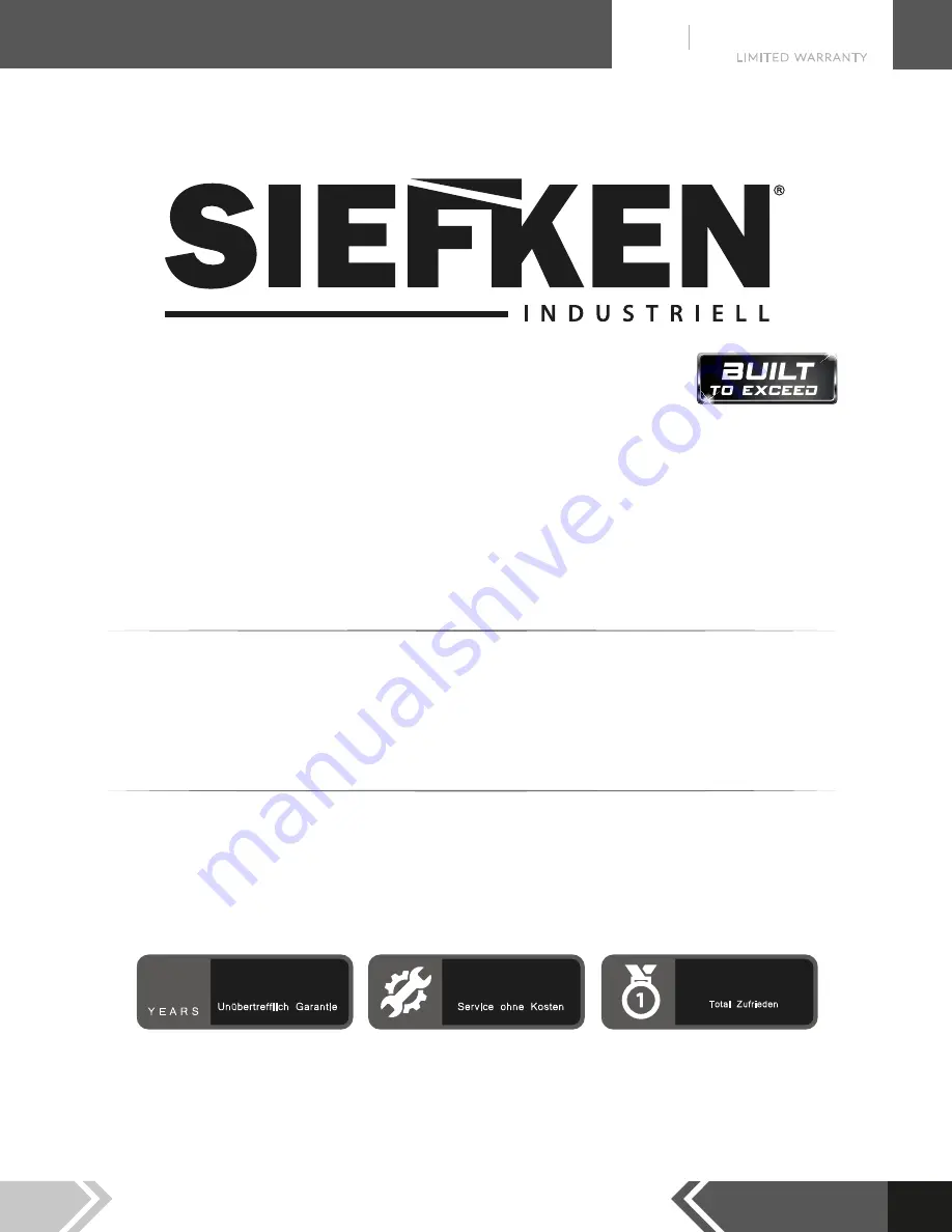 Siefken HM718 Instructions For Use Manual Download Page 31