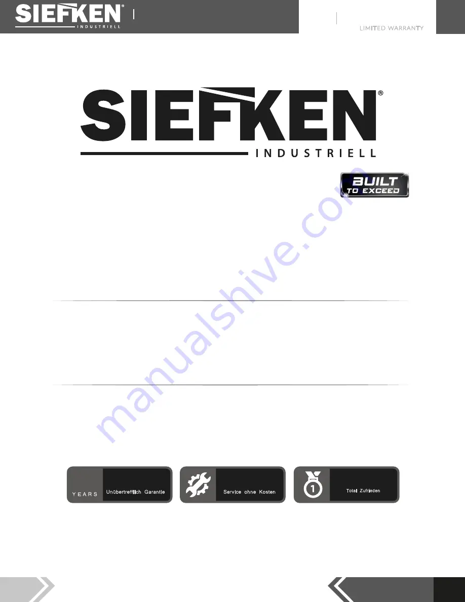 Siefken SCHOCK DAMON SD4210 Instructions Manual Download Page 28