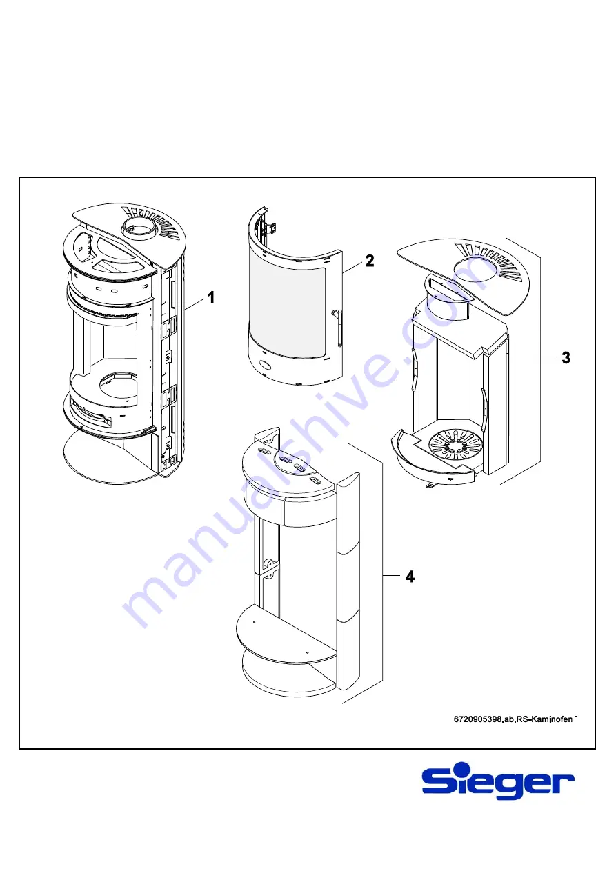 sieger Cosyline 7 Quick Start Manual Download Page 1