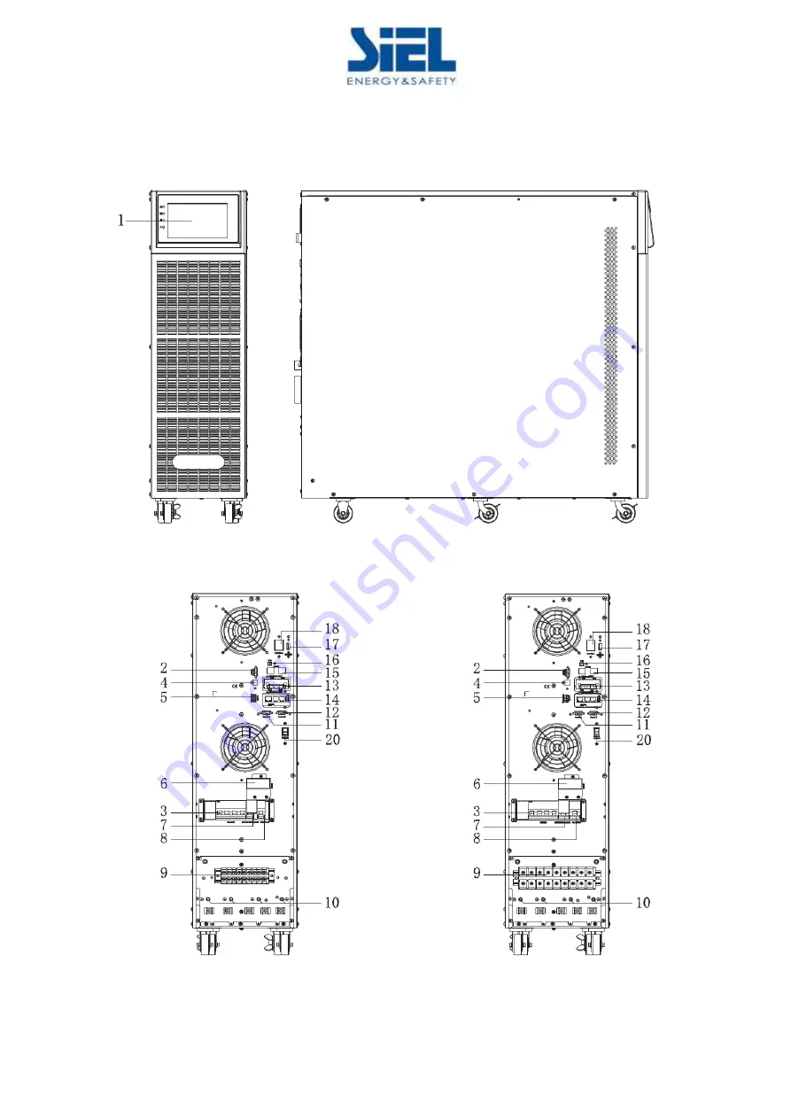 Siel SAFEPOWER S Intallation & User Manual Download Page 9