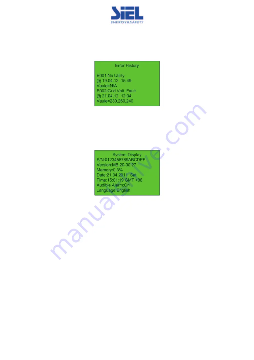 Siel SOLEIL 3F-TL10K Installation And Operation Manual Download Page 38