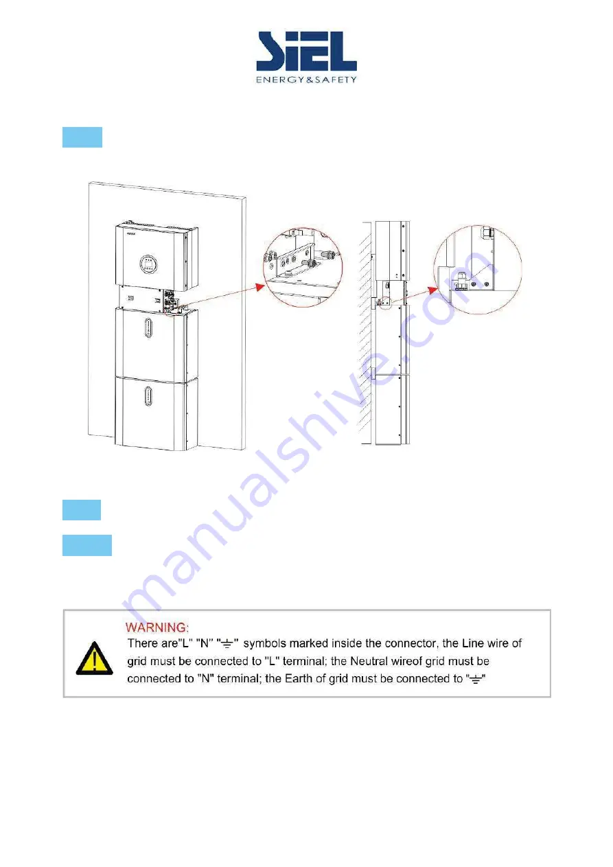 Siel Soleil Hybrid 3,6k Installation, Operation & Maintenance Manual Download Page 24