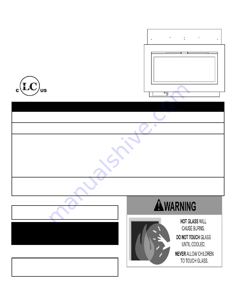 Sierra Flame BL-936 Installation And Operating Instructions Manual Download Page 1