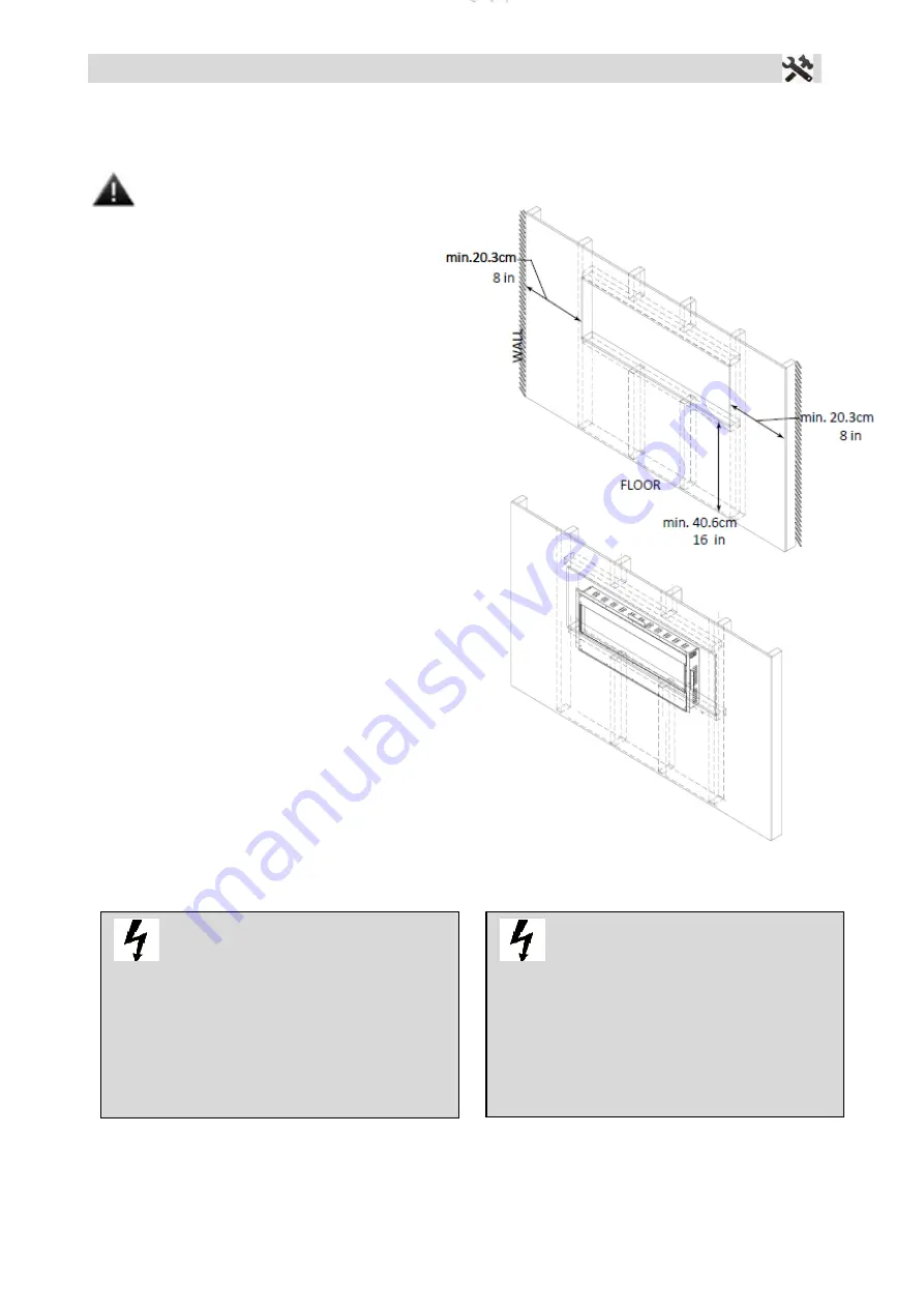 Sierra Flame WM-FML-40 Installation And Operation Instructions Manual Download Page 10