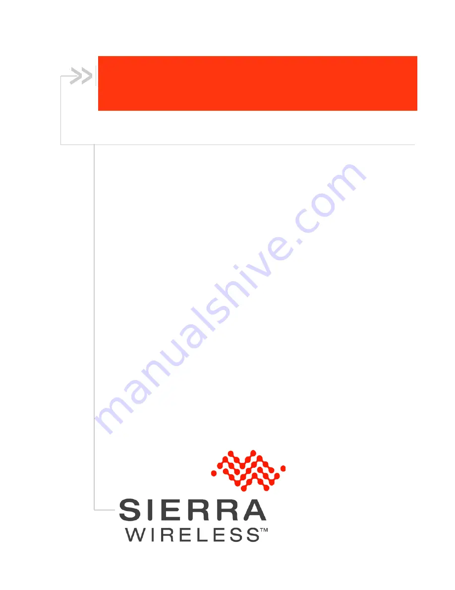 Sierra Wireless AirPrime SL808 Series Скачать руководство пользователя страница 1