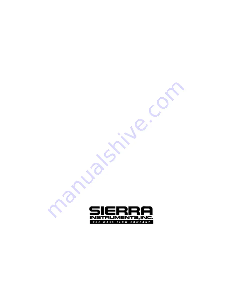 Sierra Top-Trak 820 Series Скачать руководство пользователя страница 1