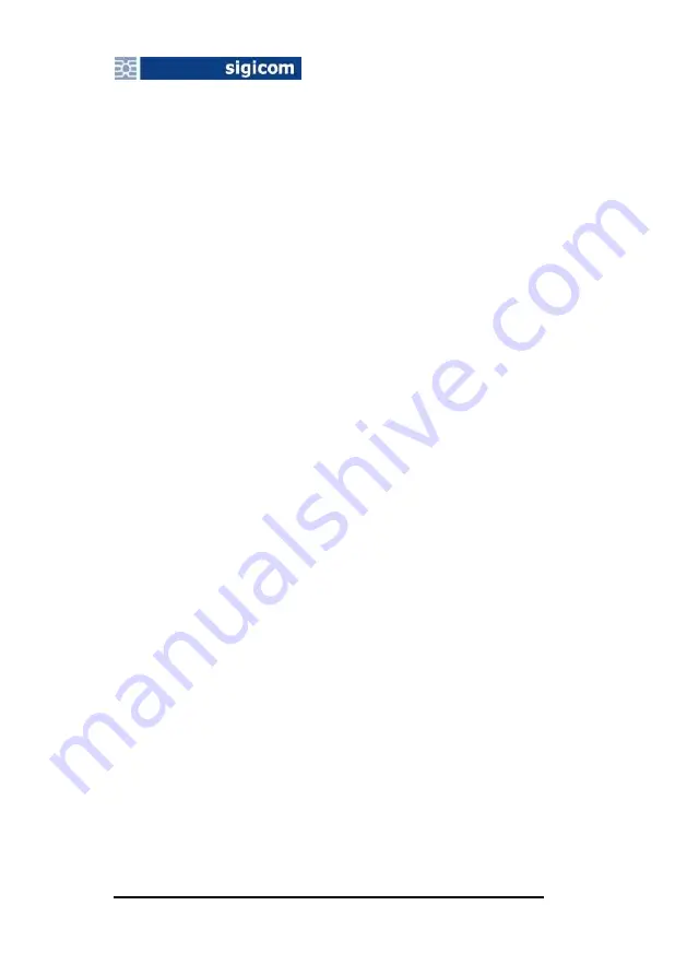 Sigicom 080-02850-0 Manual Download Page 12