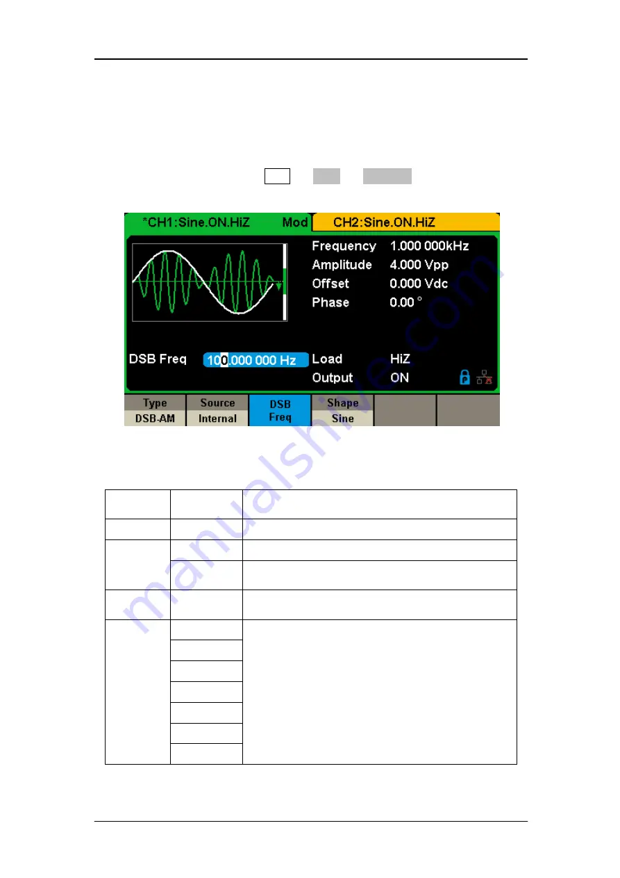 SIGLENT TECHNOLOGIES SDG1000X Series Скачать руководство пользователя страница 62