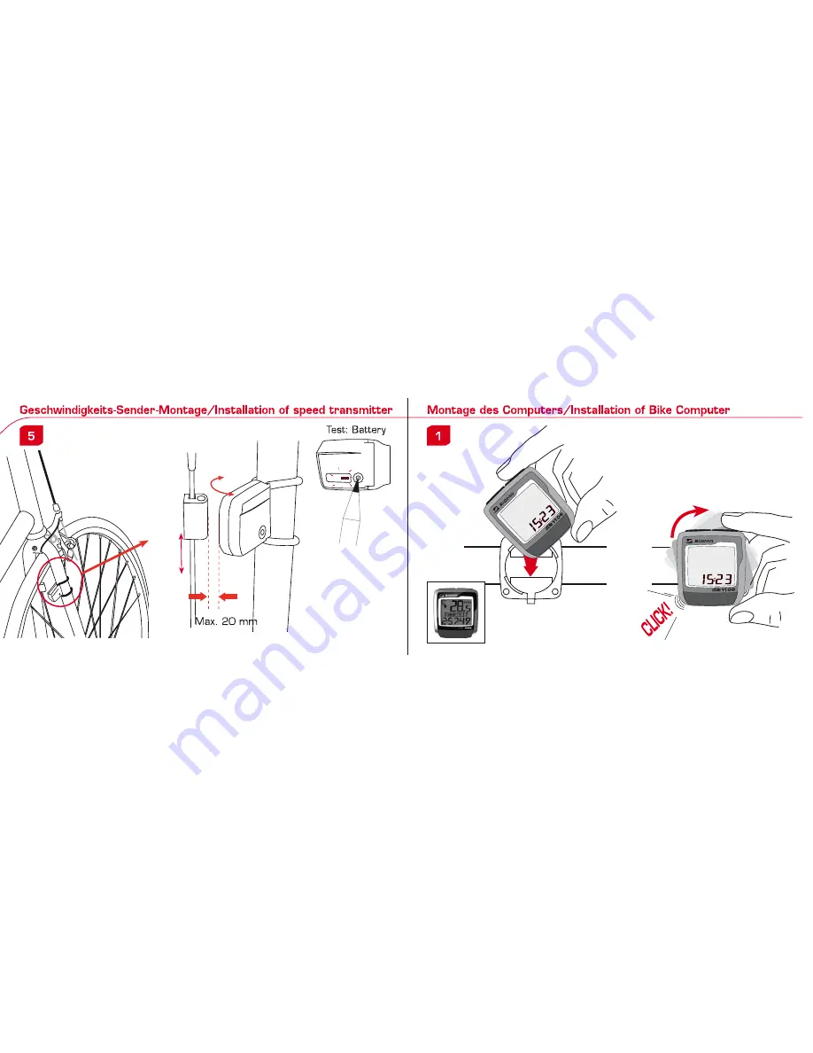 SIGMA SPORT BC 1106L DTS Manual Download Page 7