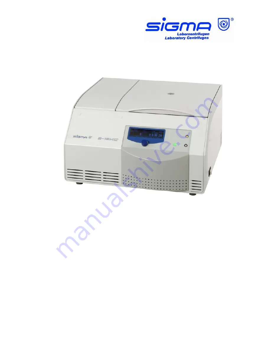 Sigma 134226 Operating Manual Download Page 1