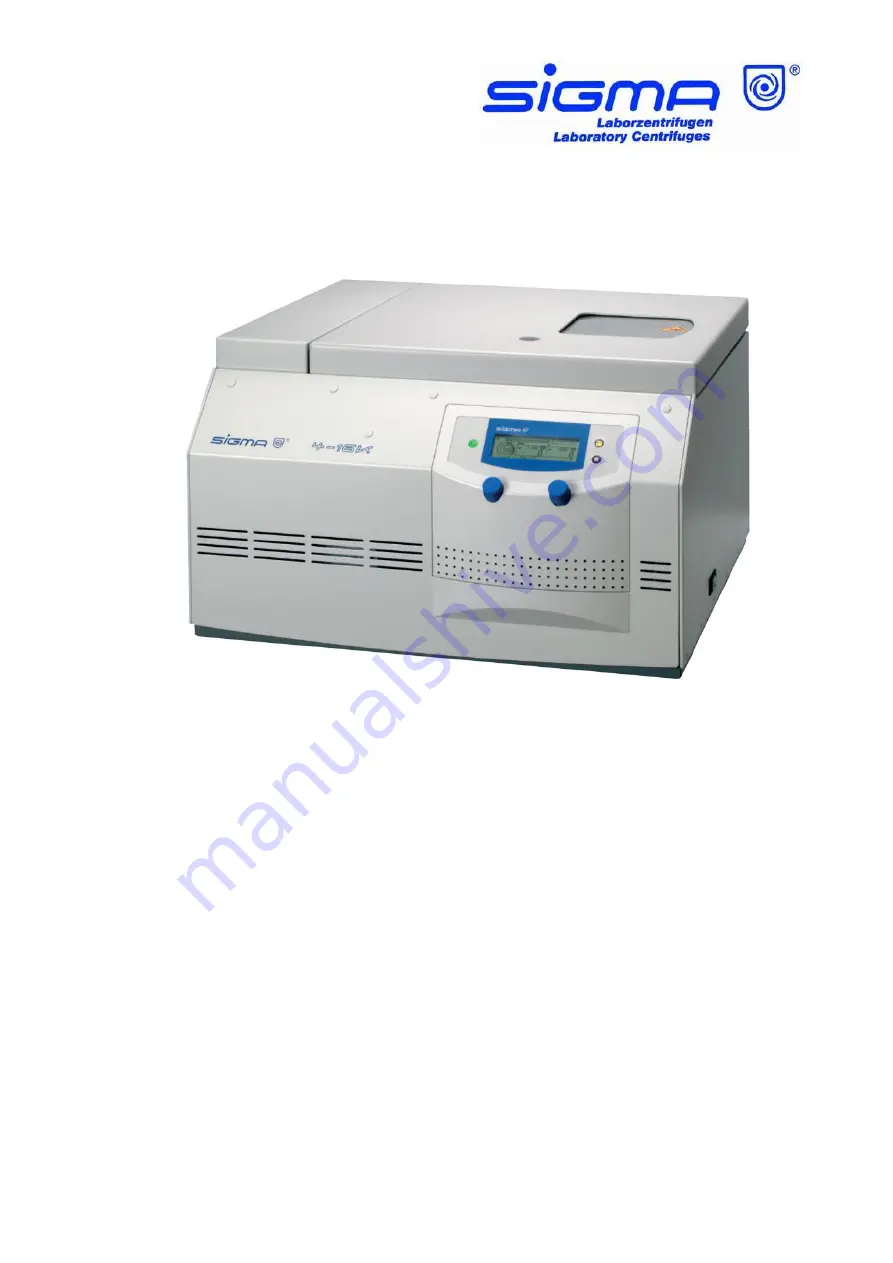 Sigma 4-16KR Operating Manual Download Page 1