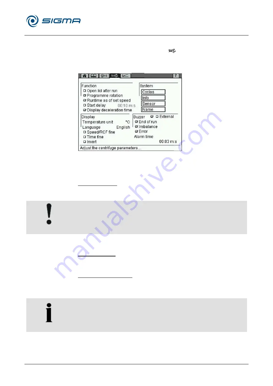 Sigma 6-16KS Operating Manual Download Page 47