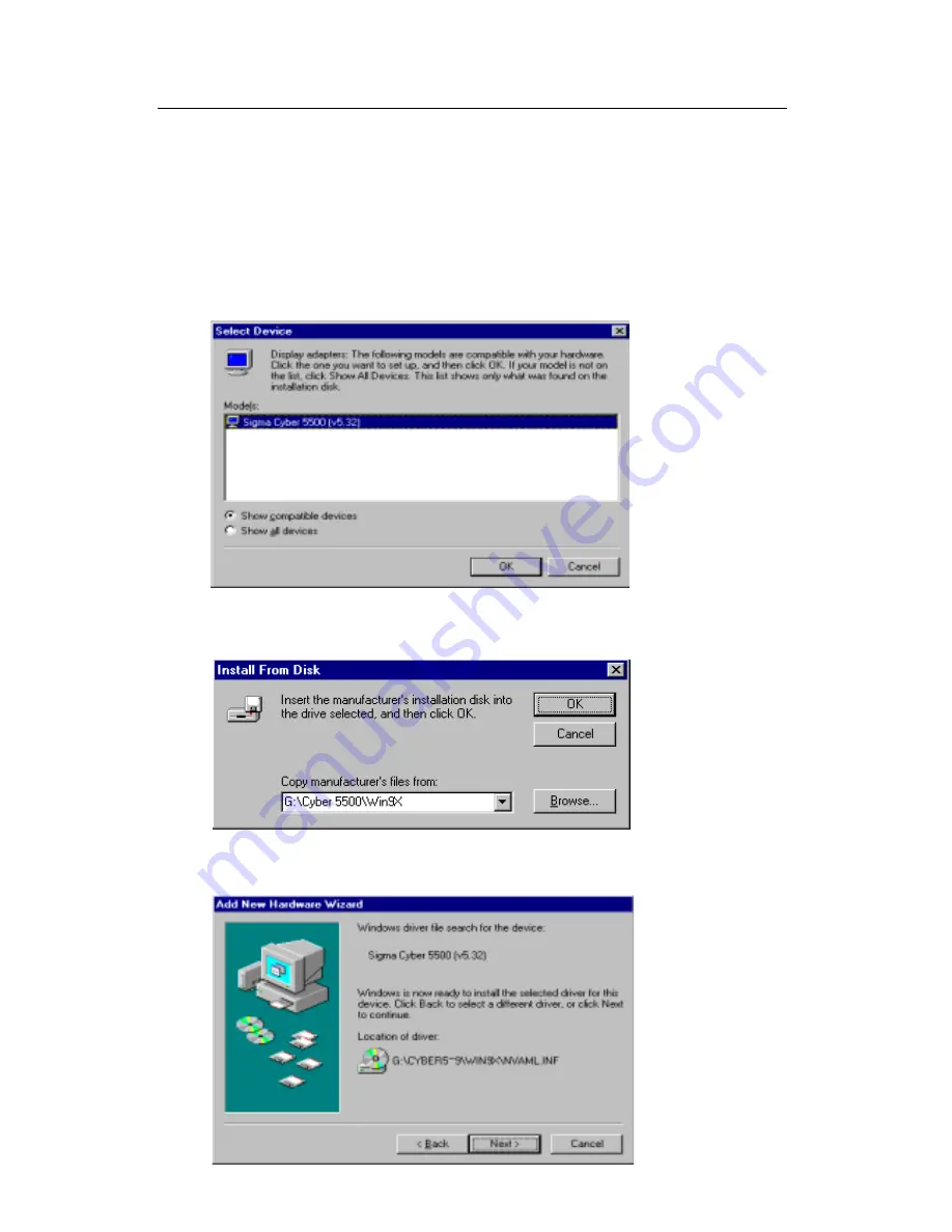 Sigma CYBER 5500 II DVI User Manual Download Page 9