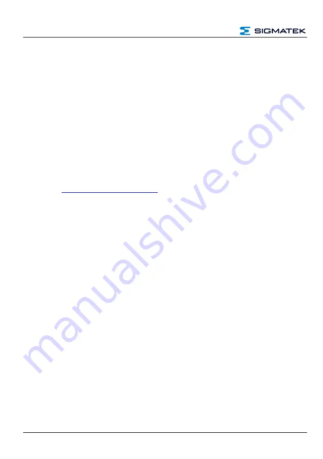 SIGMATEK 12-246-011 Operating Manual Download Page 8