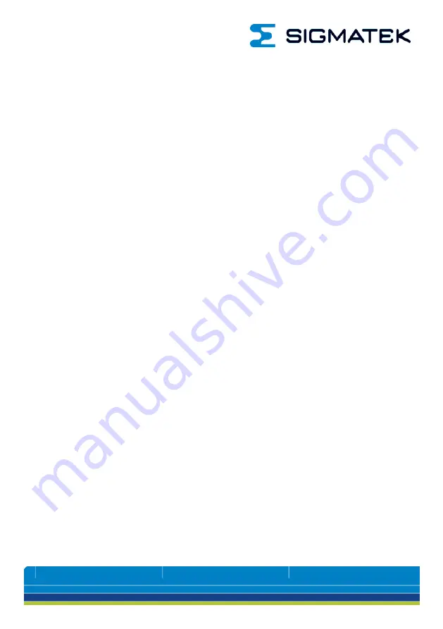 SIGMATEK ETV 0833-3 Operating Manual Download Page 1