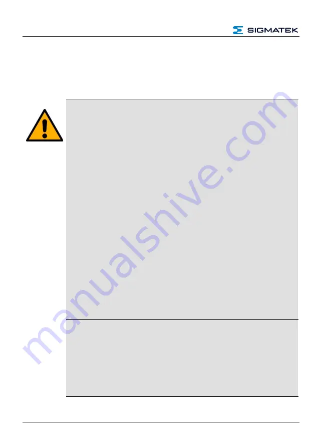 SIGMATEK HGW 1033-3 Technical Manual Download Page 12