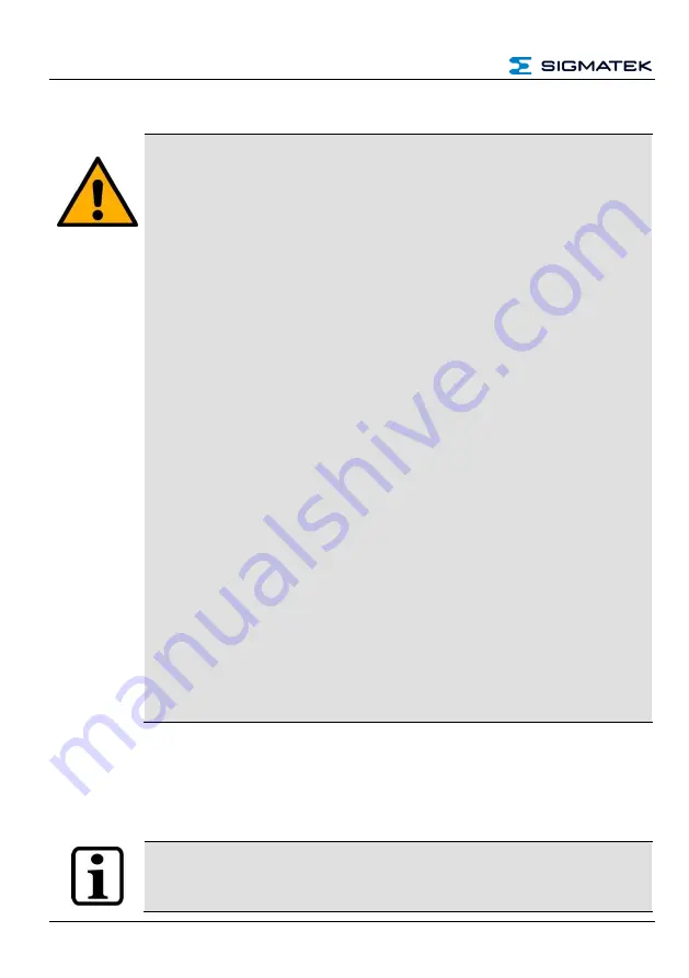 SIGMATEK HGW 1033-3 Technical Manual Download Page 16