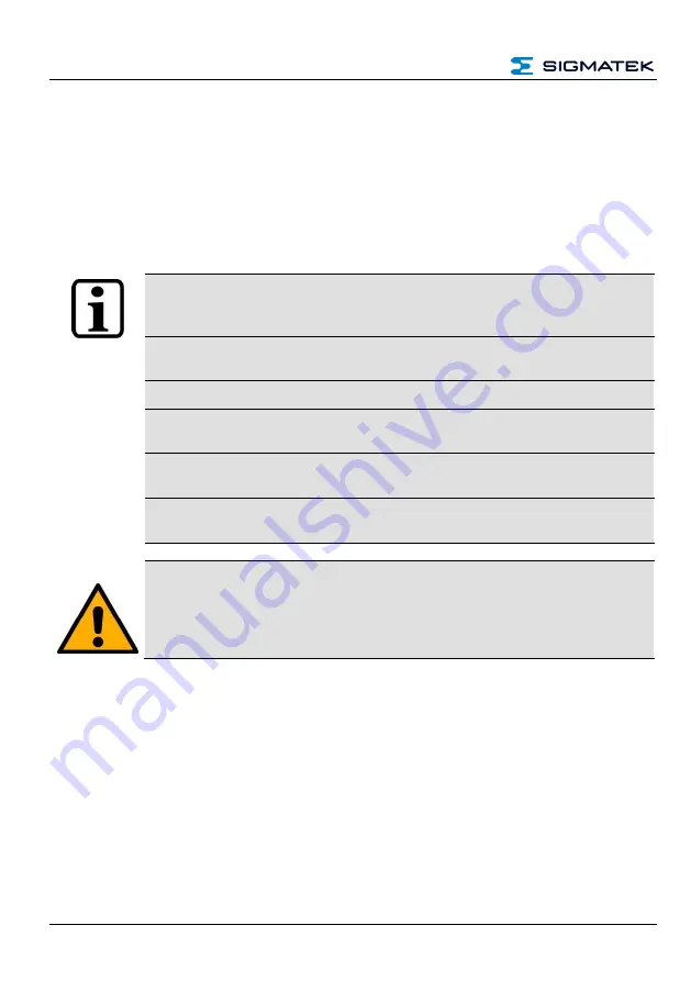 SIGMATEK HGW 1033-3 Technical Manual Download Page 58