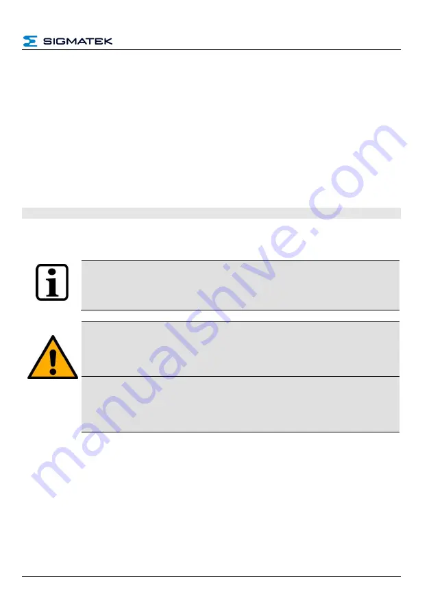 SIGMATEK HGW 1033-3 Technical Manual Download Page 63