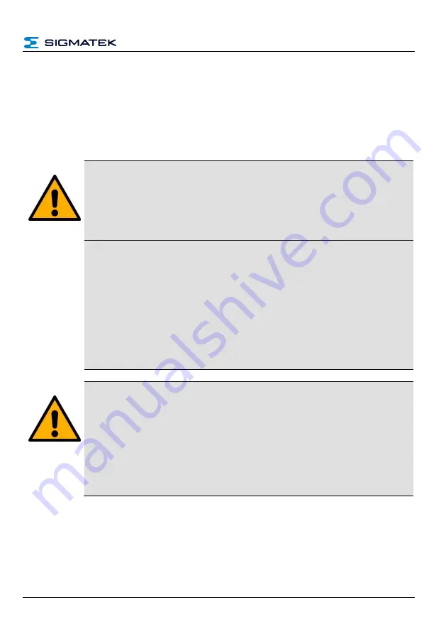 SIGMATEK HGW 1033-3 Technical Manual Download Page 69