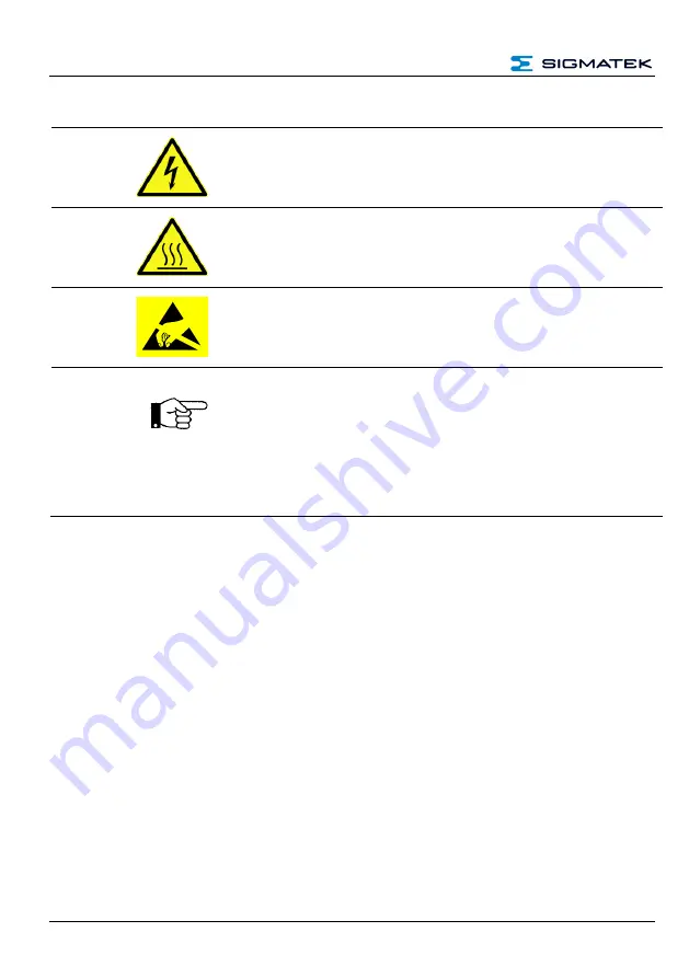 SIGMATEK SCP 111-S Operating Manual Download Page 8