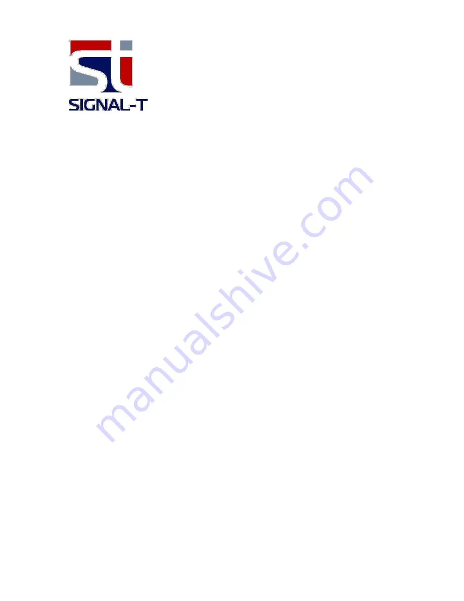 SIGNAL-T ST167 Technical Description And Operating Manual Download Page 1