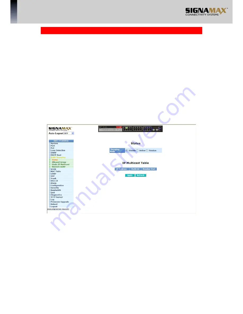 SignaMax 065-7726SPOE User Manual Download Page 69