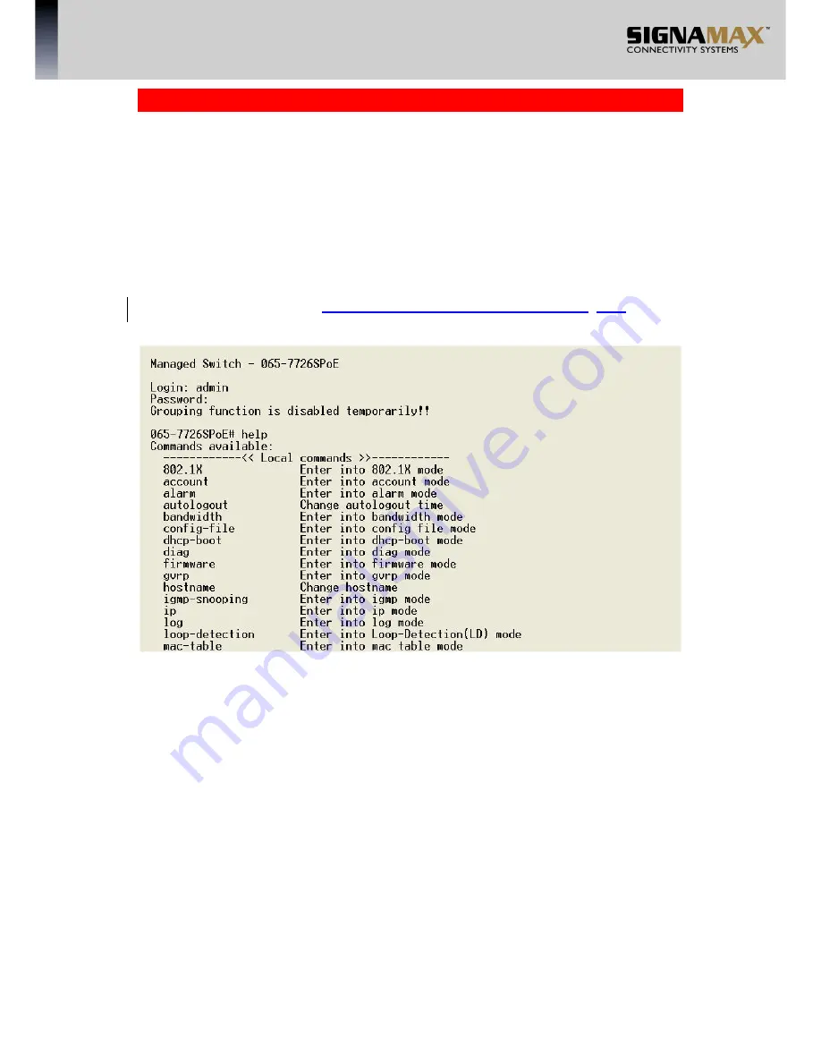 SignaMax 065-7726SPOE User Manual Download Page 153