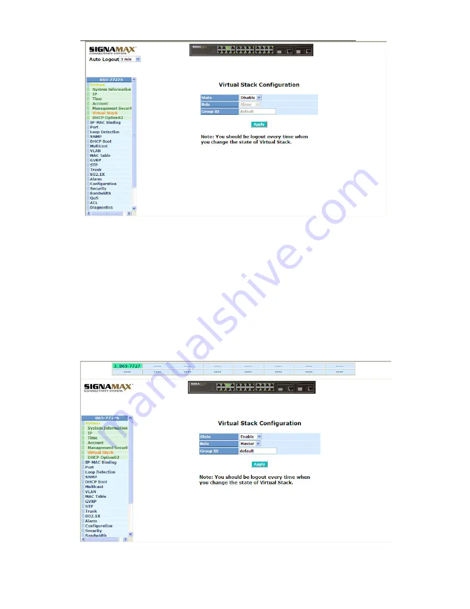 SignaMax 065-7727S User Manual Download Page 54