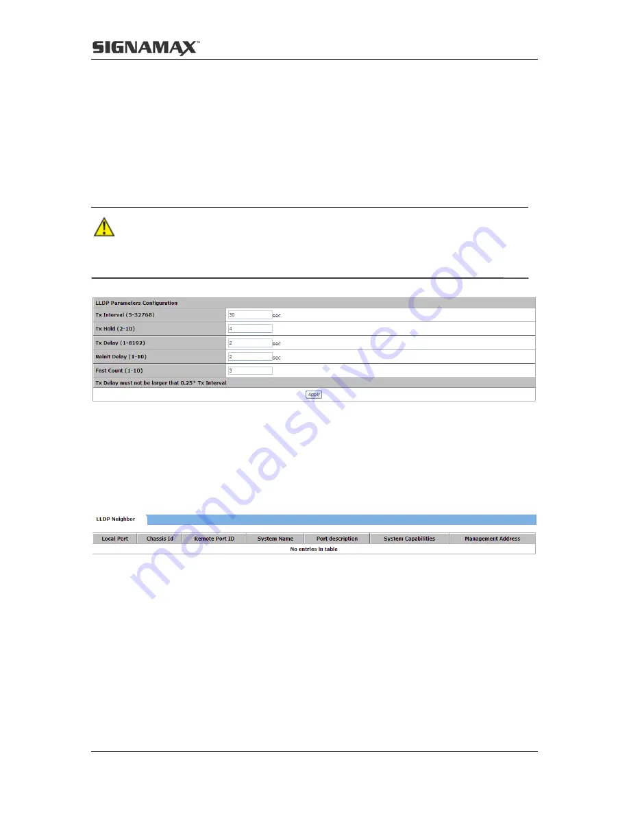 SignaMax 065-7910HPOEP Скачать руководство пользователя страница 52