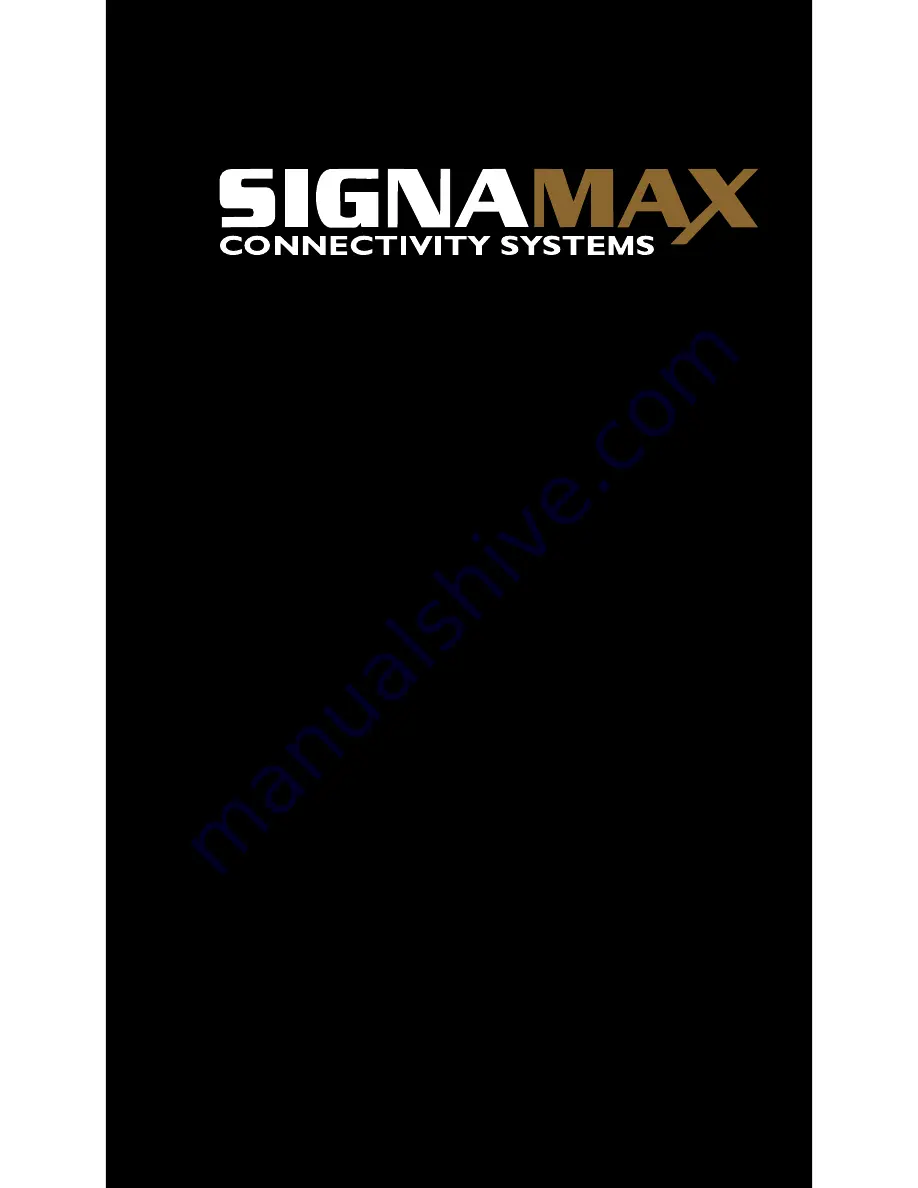 SignaMax OAM Managed Dual Rate Converter Series Скачать руководство пользователя страница 1