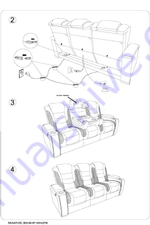 Signature Design by Ashley 3700415 Assembly Instructions Download Page 3