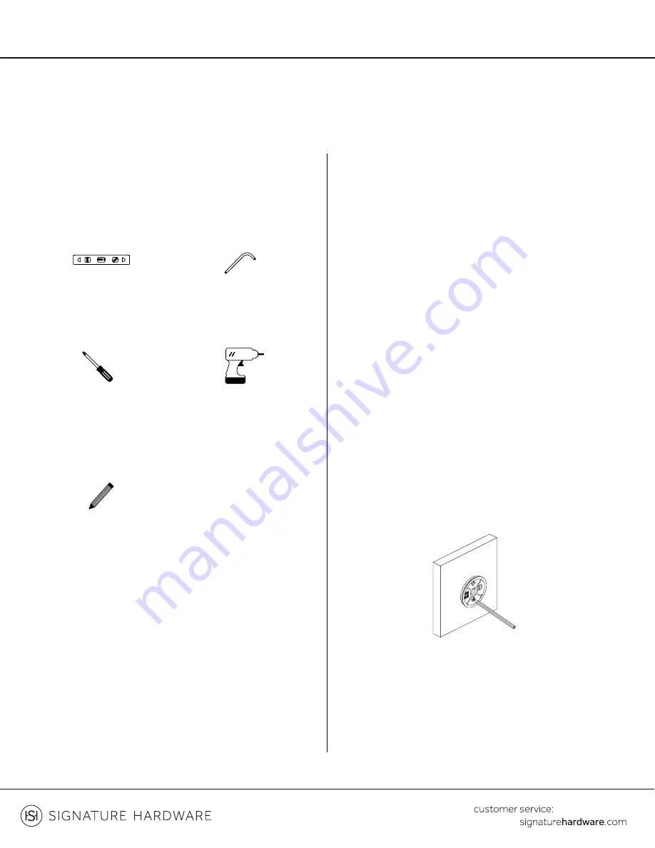 Signature Hardware Key West & Beasley 948189 Installation Manual Download Page 2