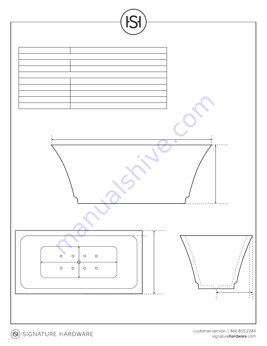 Signature Hardware Leland Quick Start Manual Download Page 3