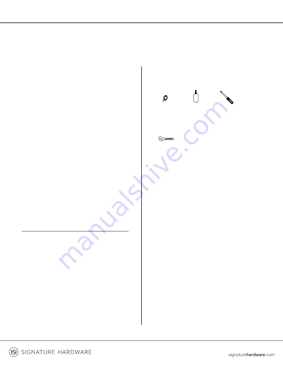 Signature Hardware Rigi 948581 Скачать руководство пользователя страница 1