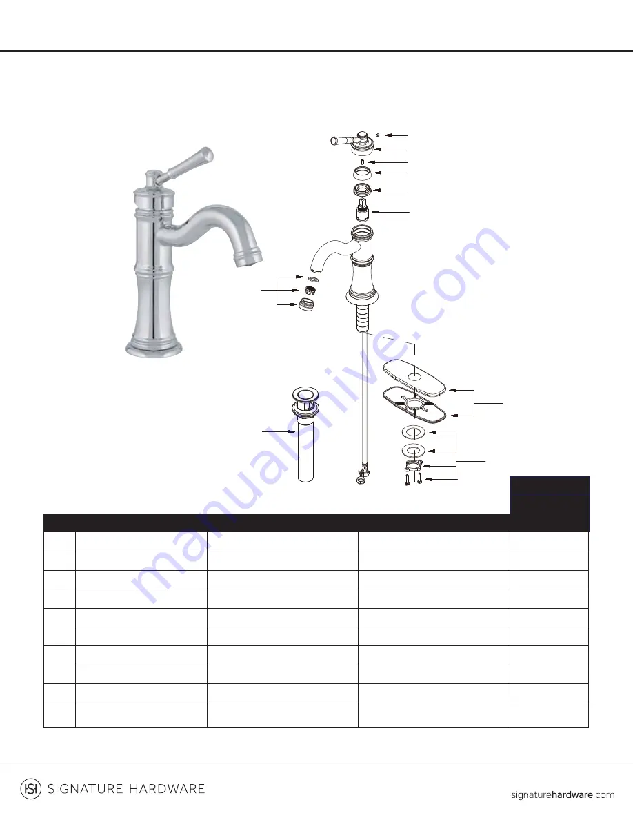 Signature Hardware ST. MARTIN 948605 Installation Manual Download Page 5