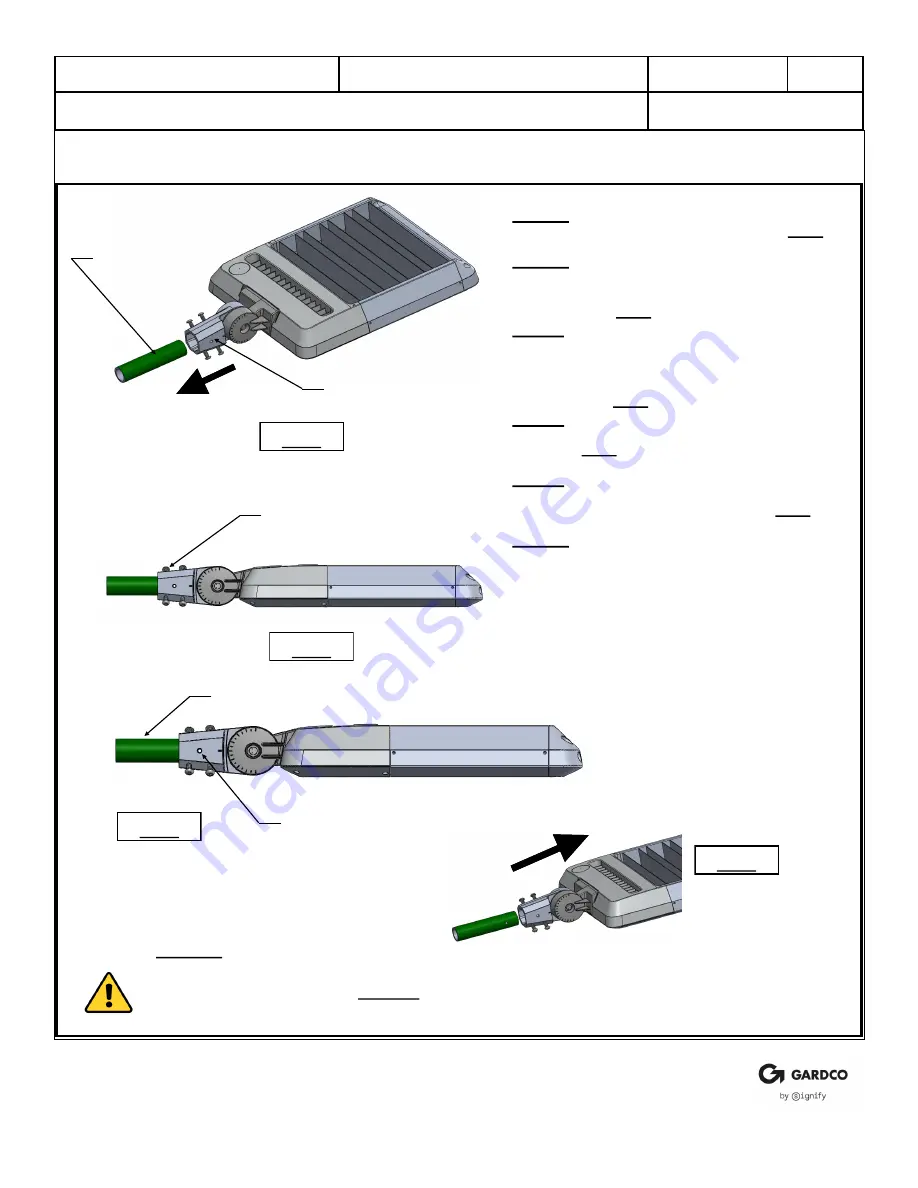 SIGNIFY GARDCO PowerForm Installation Instructions Manual Download Page 4