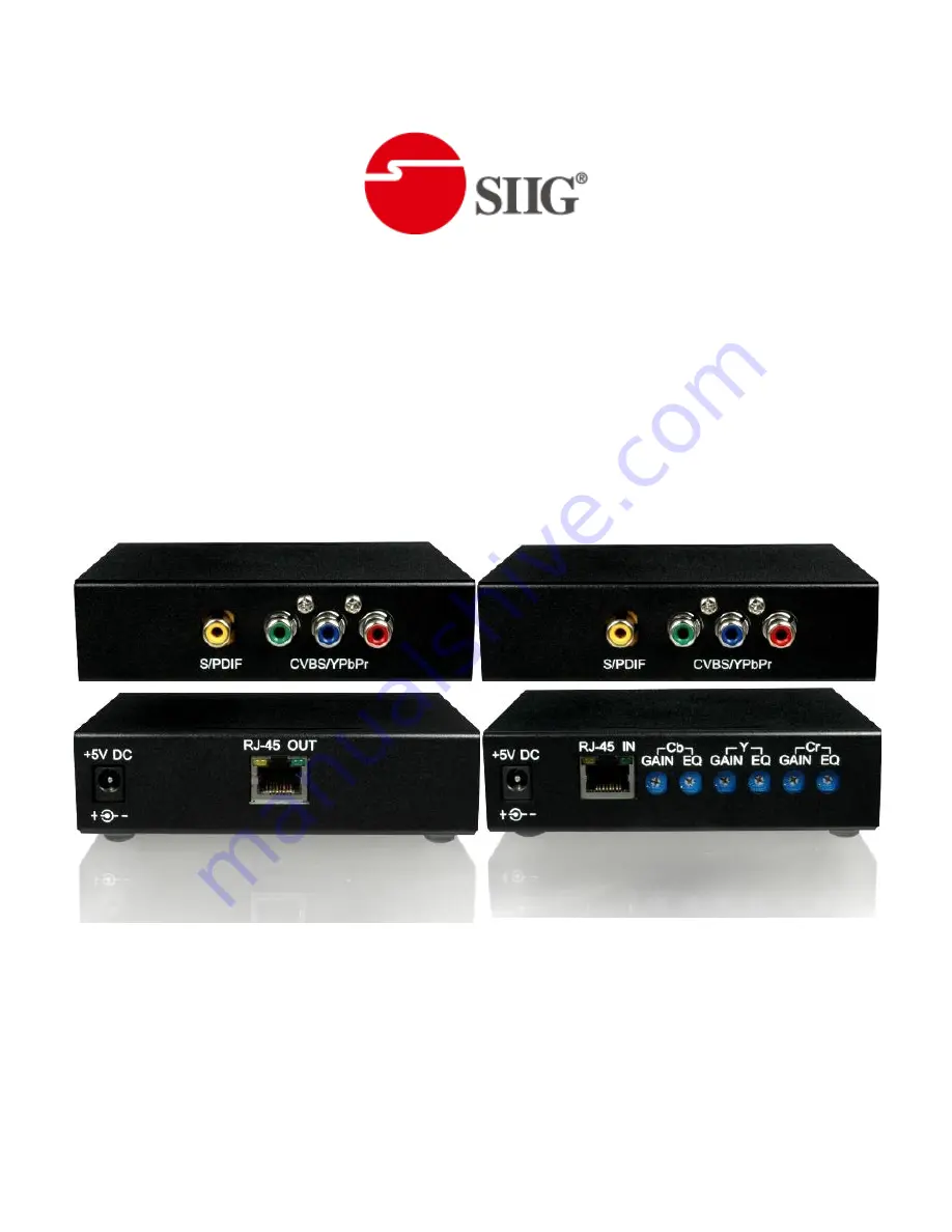 SIIG AV-GM03X3-S1 Manual Download Page 1