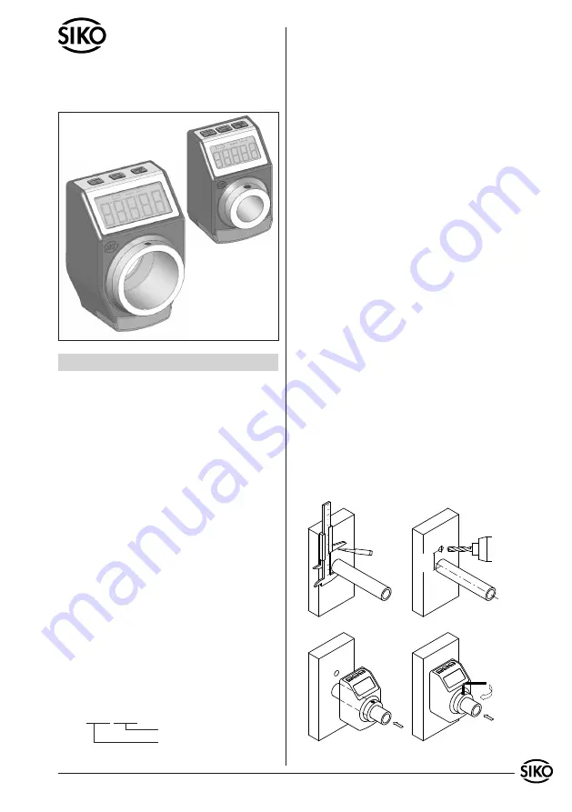 Siko DE04 User Information Download Page 1